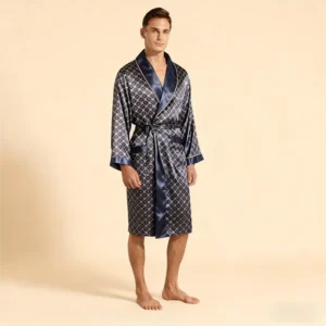 Silk Smoking Robe