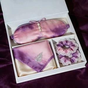 Silk Tie Dyed Travel Pillow Cover