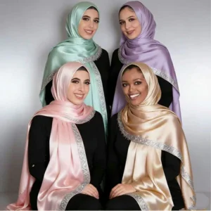 Soft Cotton Infinite Head Wrap Acarf