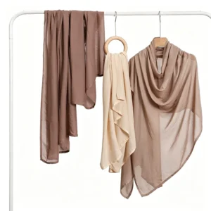 Soft Cotton Infinite Head Wrap Scarf 01