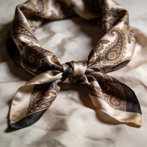 Vintage Paisley Silk Bandana