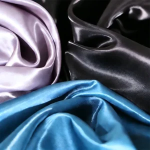 Watered Silk Fabric Shiny Liquid