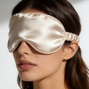Wide Coverage Blackout Silk Eye Mask