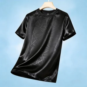 mens silk t shirt High Quality Quick-Drying