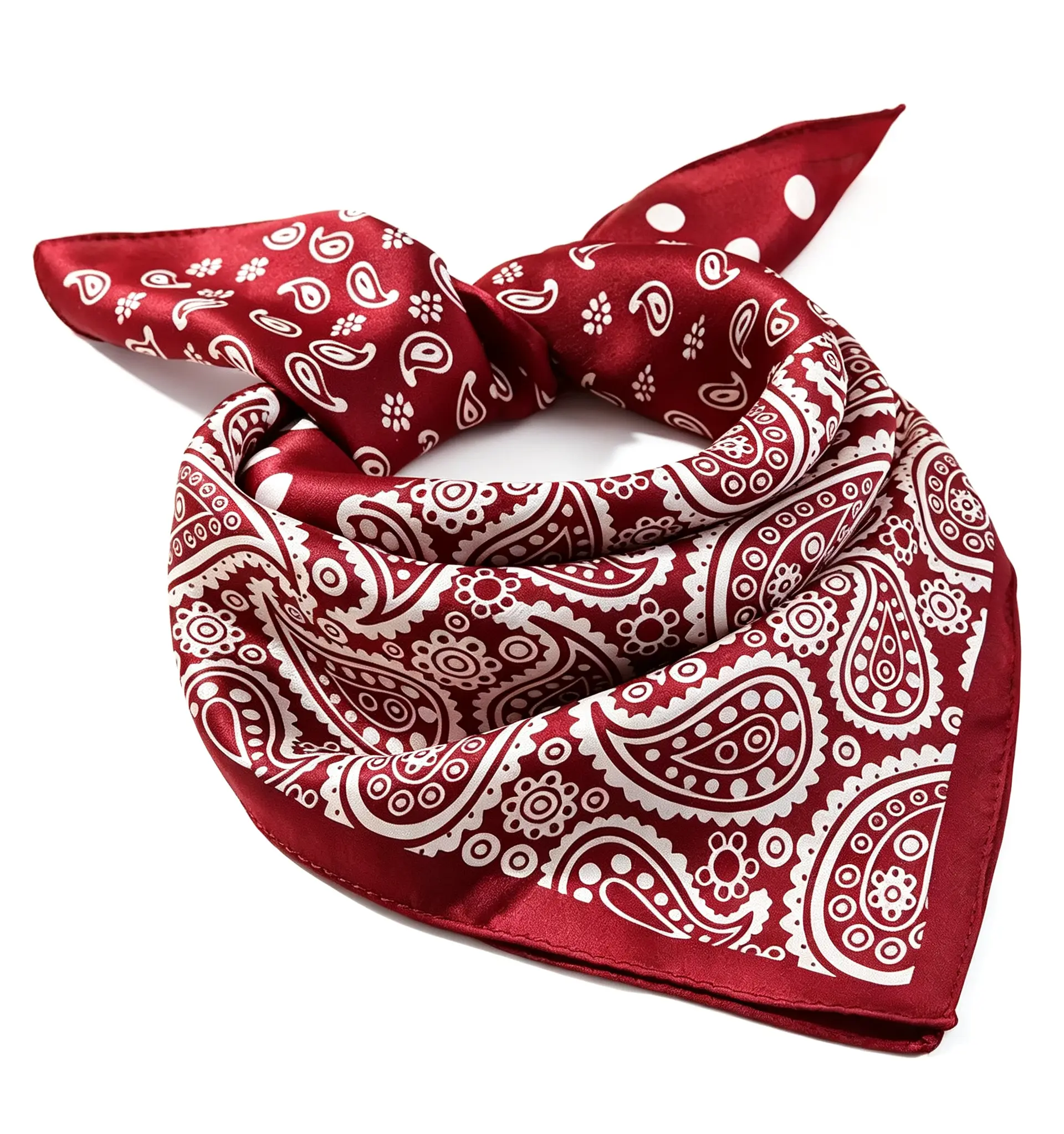 paisley silk bandana