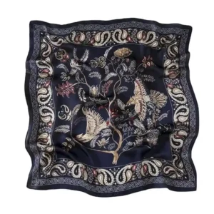 vintage paisley silk bandana