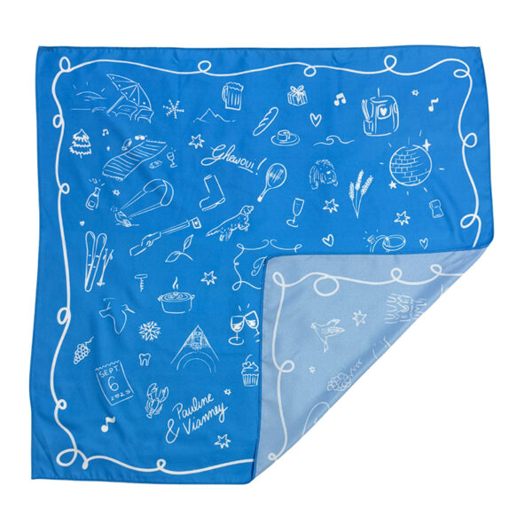 Thermal Sublimation Printing Polyester Bandana
