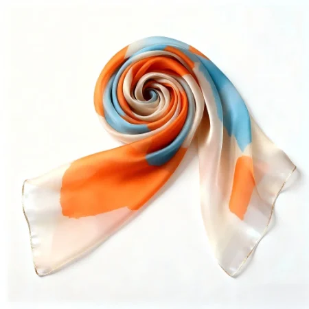 Silk Habotai Scarf b